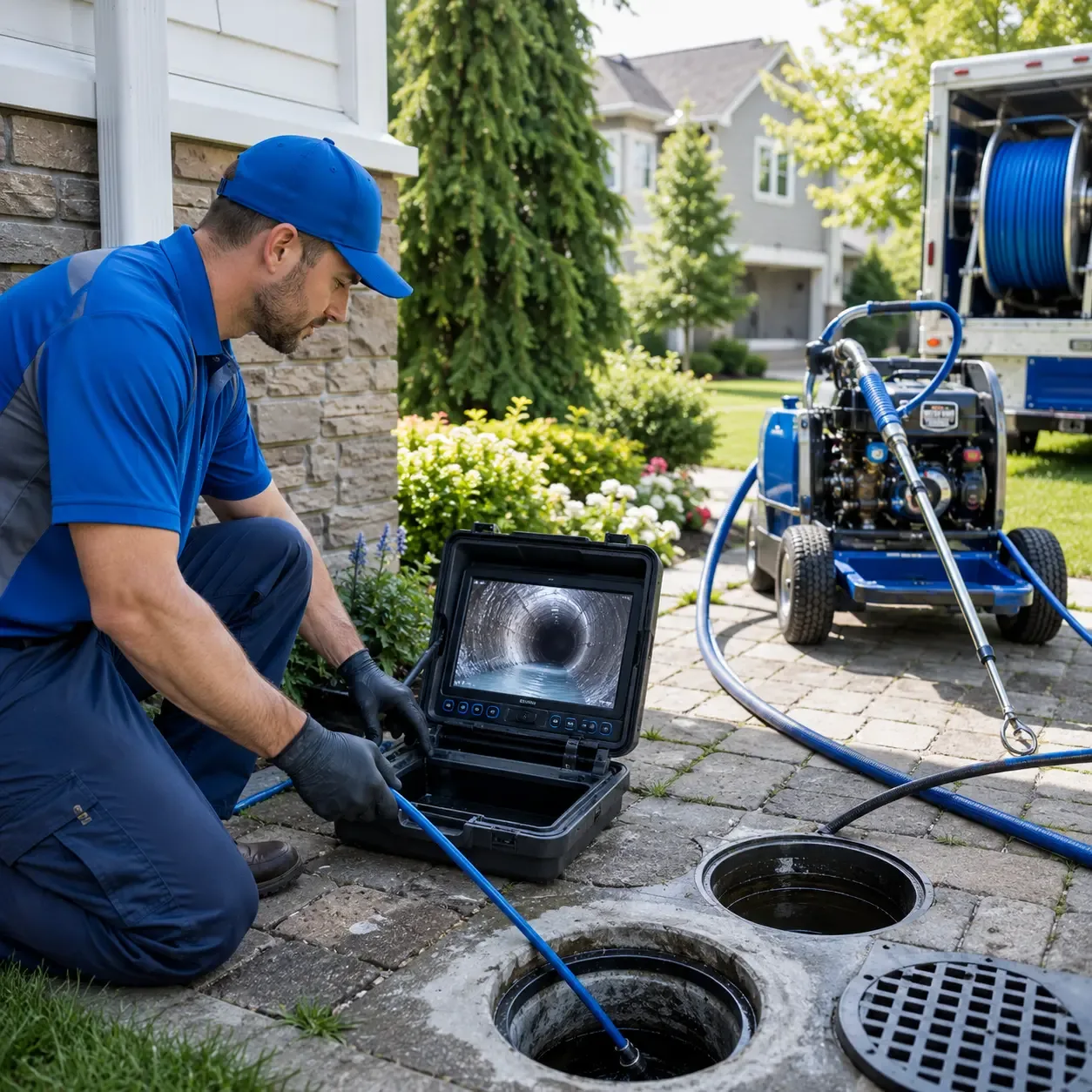 Outdoor drain cleaning professionals serving Monroe, MI