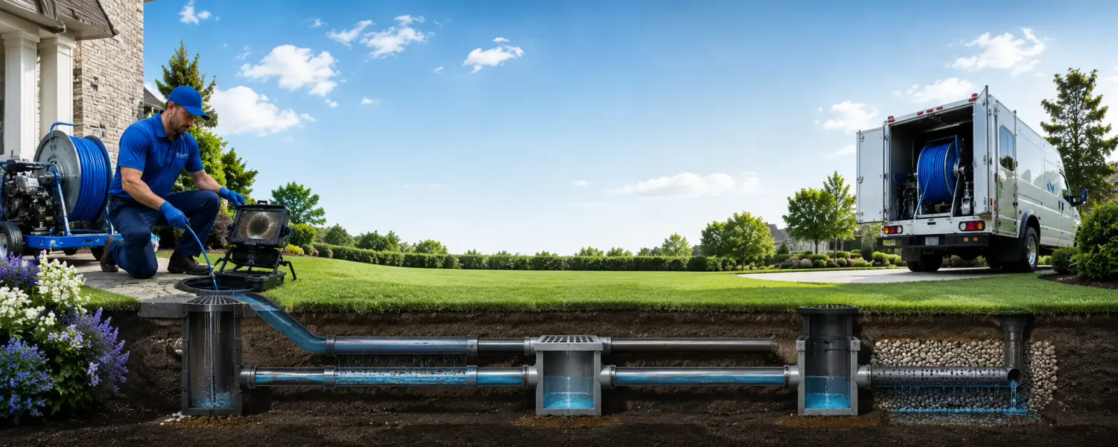 Outdoor drain cleaning information for Monroe, MI