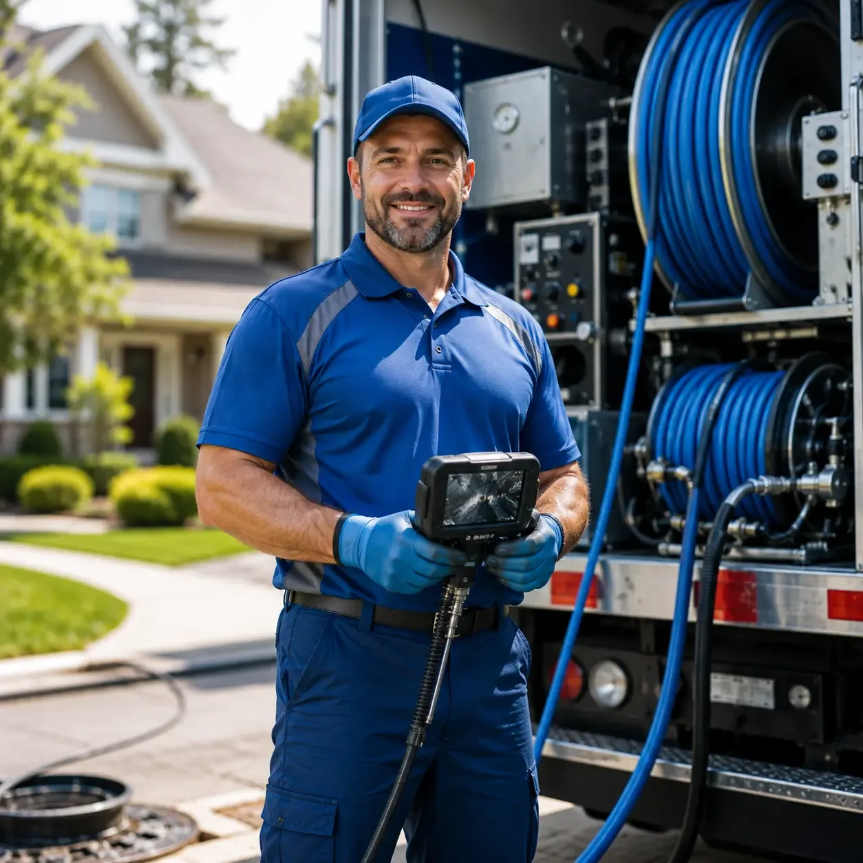 Local outdoor drain cleaning specialists in Monroe, MI